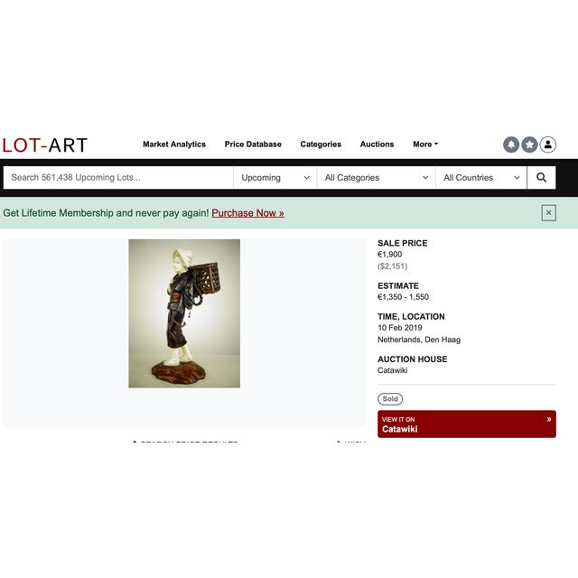 Antique Japanese Bronze Sculpture Figurine, Meiji Era (1868-1912) For Sale - Image 13 of 13