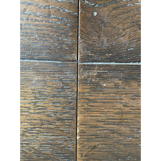 Horchow Rustic Mocha Oak Trunk Coffee Table For Sale - Image 11 of 13