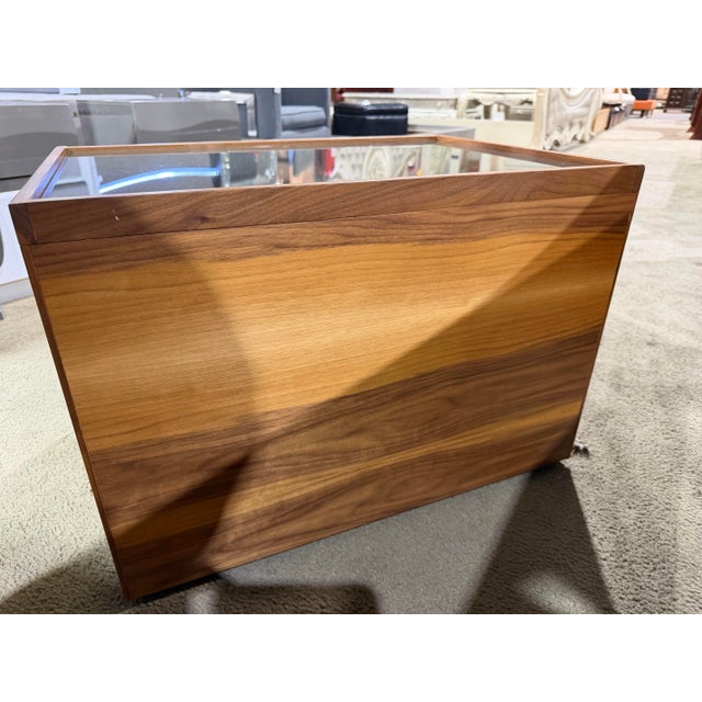 Mid-Century Modern Huppe Two Drawer "Swan Collection" Nightstand For Sale - Image 3 of 6