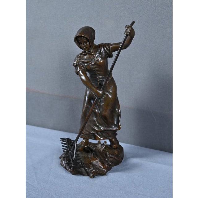 Grisard, The Haymaker, 1930, Bronze For Sale - Image 4 of 18