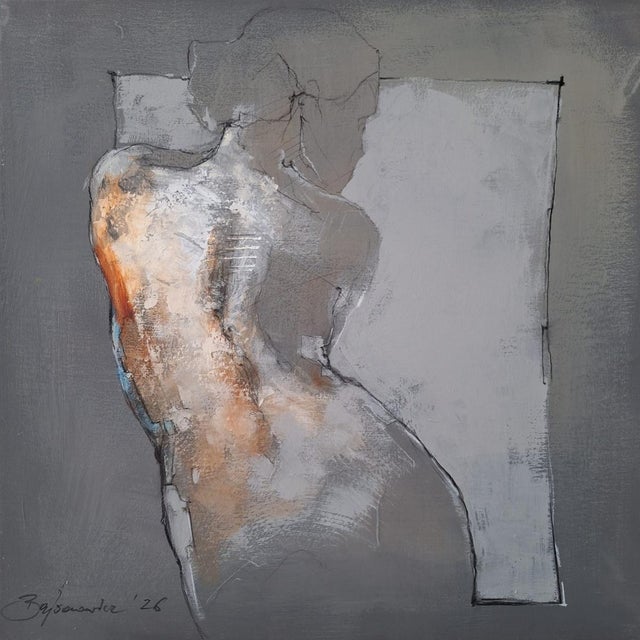 Michal Bajsarowicz, A Nude, 2026, Acrylic on Canvas For Sale - Image 4 of 4