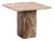 Mid-Century Marble Side Table with Grain For Sale
