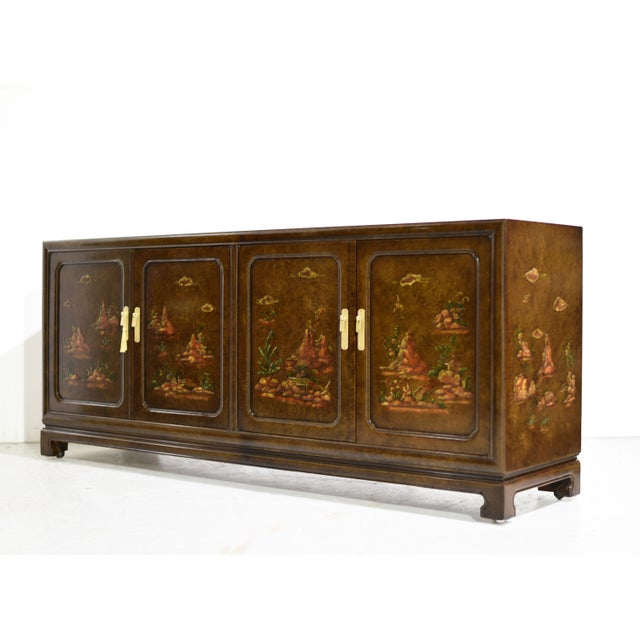 Chinoiserie Mid Century Chinoiserie Sideboard by John Widdicomb For Sale - Image 3 of 18