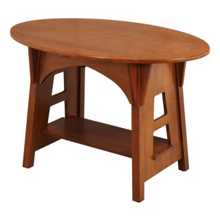 Stickley Mission Collection Oak Limbert Library Table For Sale
