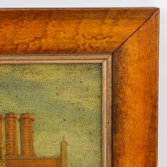Oil Painting on Canvas of a Sixteenth Century Building by Dan Dunton For Sale In West Palm - Image 6 of 8