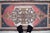 1970s Vintage Turkish Rug 2x4 Pink Navy Hand Knotted Small Area Mat Accent Rug Doormat For Sale - Image 5 of 12