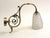 French Art Deco Sconce with Brass Fixture and Glass Shade, 1930s For Sale - Image 3 of 8