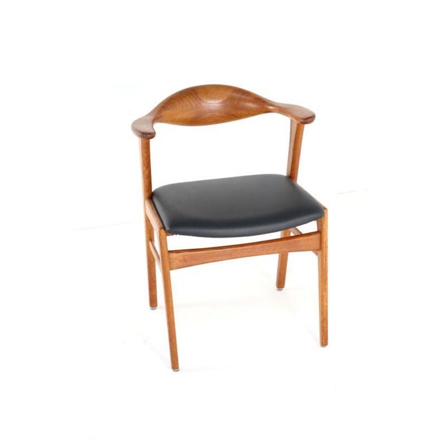 Desk Chairs Model 49 attributed to Erik Kirkegaard for for Høng Stolefabrik, 1960s, Set of 4 For Sale - Image 14 of 16