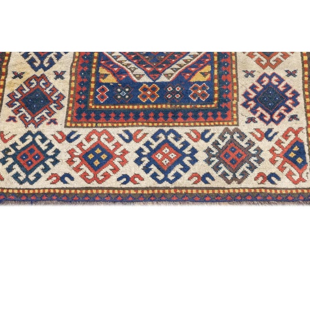 Antique Kazak Rug 3'4'' x 6'2'' For Sale - Image 11 of 12