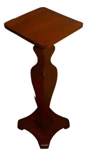 Vintage Solid Wood Pedestal Plant Fern Bust Stand