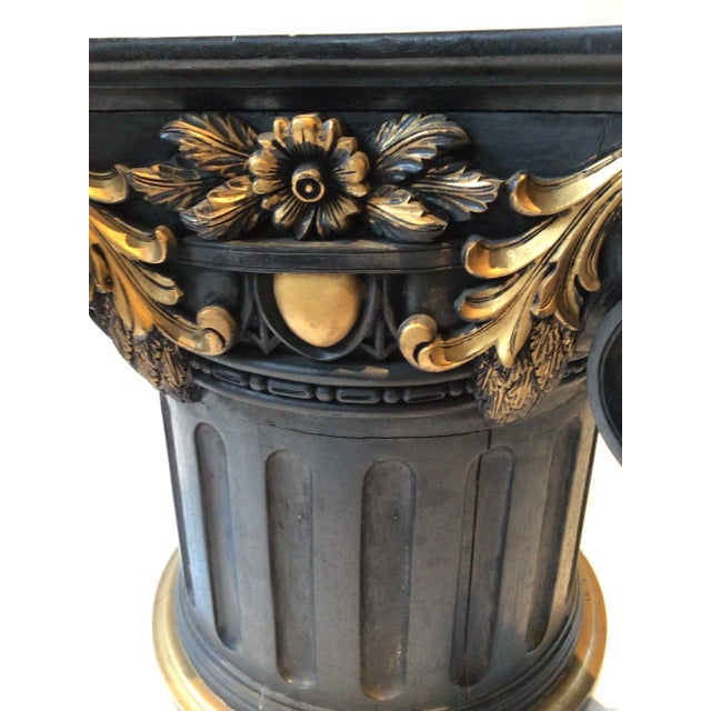 1910, Large Wood Capitol Base For Sale - Image 9 of 13