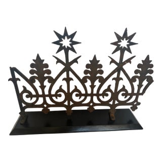 One of a Kind Found Object Iron Fragment Sculpture For Sale