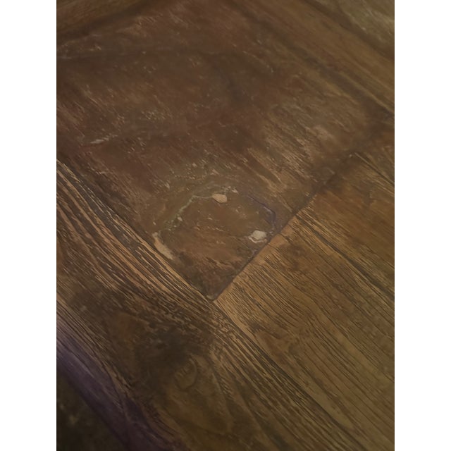 Brown 1990s Solid Teak Wood Coffee Table For Sale - Image 8 of 10