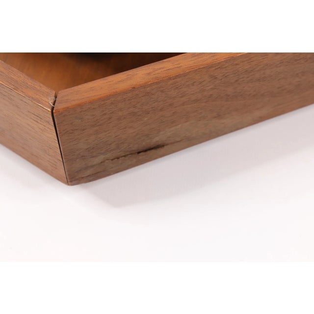 Brown 1970s Mid Century Modern Howard Miller Wood Roman Numeral Wall Clock Usa For Sale - Image 8 of 11