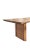 Large Teak Wood Table, Natural Finish, Hand-Crafted Modern Organic, Angled Edges For Sale - Image 10 of 12