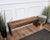 Gold Vintage Rustic Minimal Italian Waterfall Wooden Bench, 1950s For Sale - Image 8 of 9
