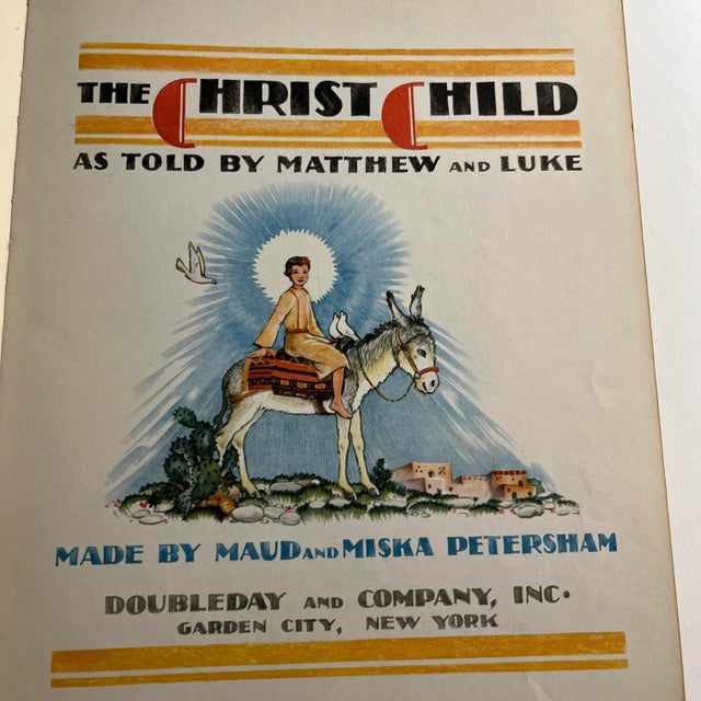 Absolutely wonderful vintage children's book for Christmas by noted authors/illustrators Maud and Miska Petersham. 1931,...