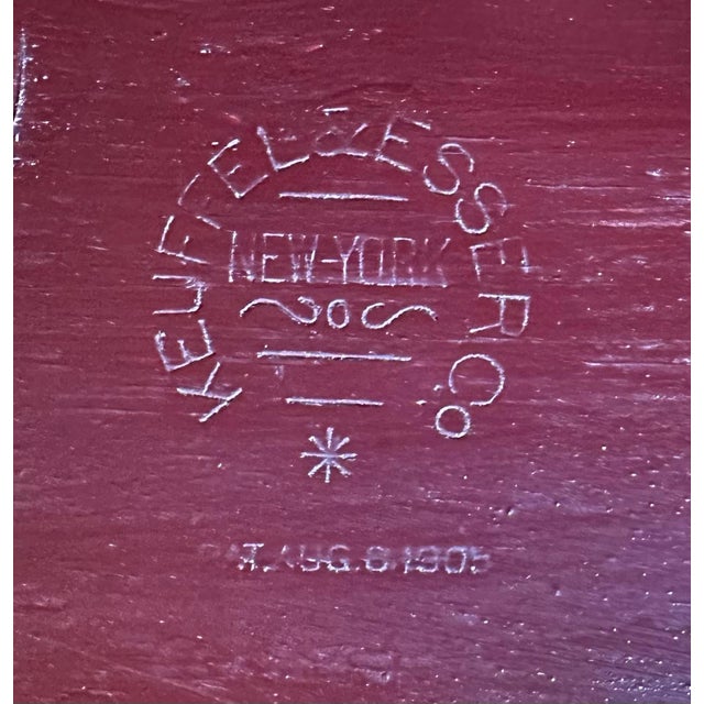 Burnt Umber Antique 1905 Keuffel & Esser Drafting Table For Sale - Image 8 of 10