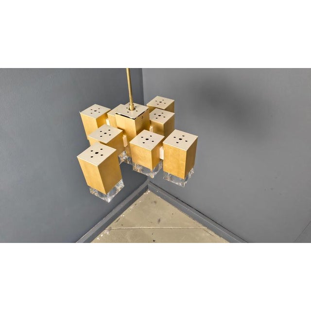 Vintage Cubic Pendant Light by Gaetano Sciolari, 1970s For Sale - Image 17 of 18