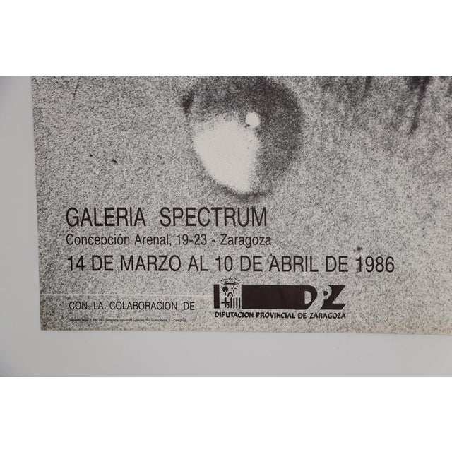 Circa: 1986. Country: Spain. Material: Paper print. Item condition: Some creases and some stains on the back. Some creases...