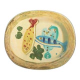 1950s Swiss Print of Picasso's Ceramic Platter "Fish and Olives" For Sale