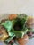 Ceramic Vintage Italian Capodimonte Porcelain Harvest Fruit Taper Candle Holder For Sale - Image 7 of 11