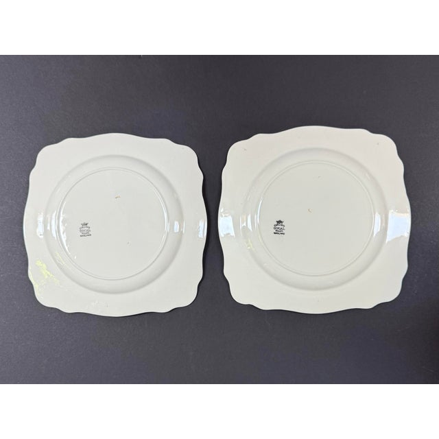 Crown Ducal Vintage English Crown Ducal Ware Salad / Lunch Plates - Set of 6 For Sale - Image 4 of 10