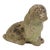 Vintage Reconstituted Stone Dog, English Mid 20th C. For Sale