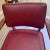 Mid-Century Modern Gunlocke Red Vinyl Wooden Office Chair For Sale - Image 9 of 12