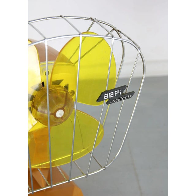 Small Mid-Century Italian Fans, Set of 2 For Sale - Image 13 of 18