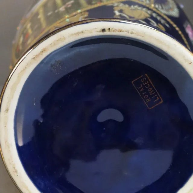 Art Nouveau Vases from Royal Limoges, Set of 2 For Sale - Image 6 of 7