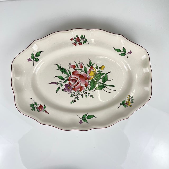 Flat model Reverbere by KG Lunéville Dimensions: 37 x 27 cm Total height: 4 cm Excellent condition for its age, vintage...