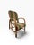 1950s Rattan Armchairs in the style of Audoux Minet, France, 1950s, Set of 2 For Sale - Image 5 of 18
