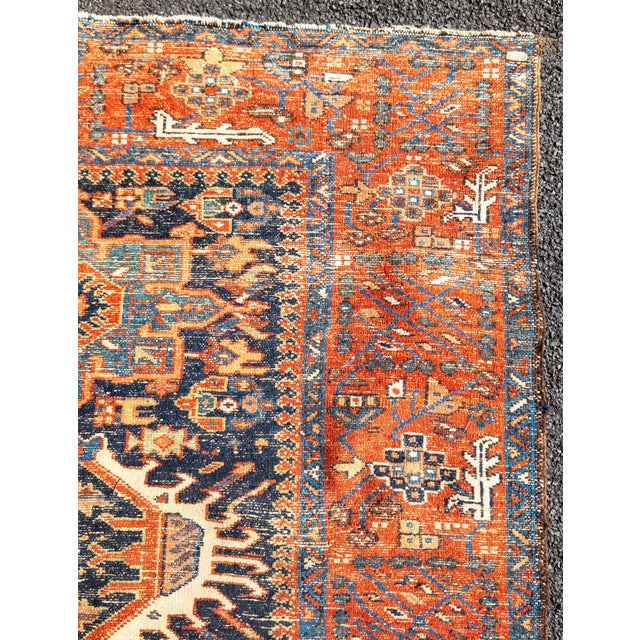 Early 20th Century Persian Oriental Heriz or Karaja Rug, 58x69 For Sale - Image 15 of 18