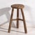 Brown Antique Handmade Stool, 1900 For Sale - Image 8 of 8
