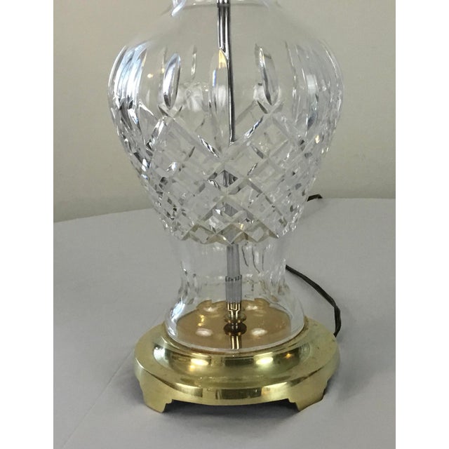 Waterford Crystal “Lismore” Ginger Jar Lamp Chairish