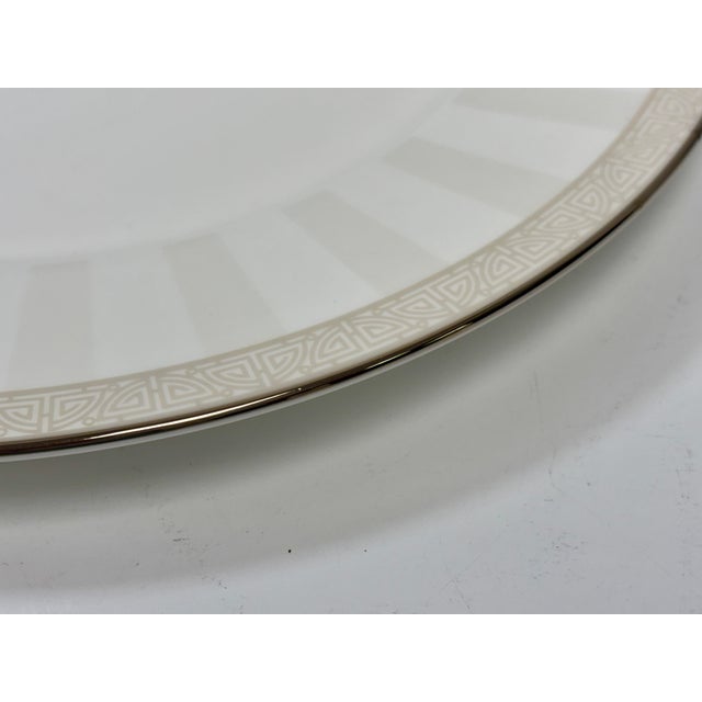 Royal Crown Derby Satori Pearl Dinner Plates - a Pair For Sale In Raleigh - Image 6 of 9