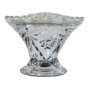 Vintage Glass Flower Frog Vase
