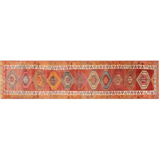 1960s Turkish Oushak Runner For Sale