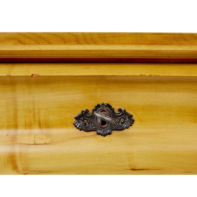 Swedish Birch Chest of Drawers, 1884 For Sale - Image 9 of 10