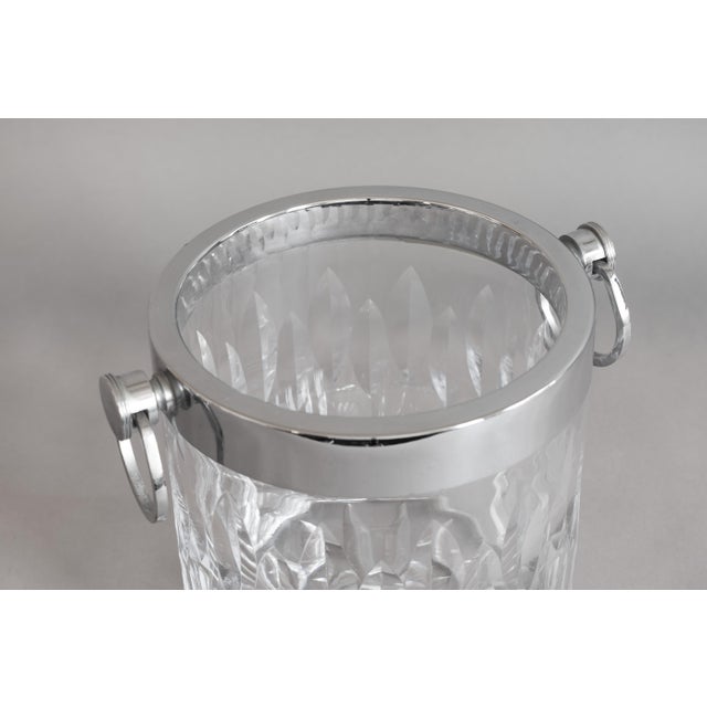 Mid-Century Modern Vintage Glass Champagne Bucket, 1950 For Sale - Image 3 of 6