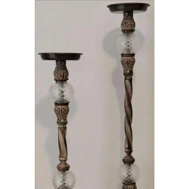 Vintage John-Richard Floor Torchières - A Pair For Sale - Image 10 of 11