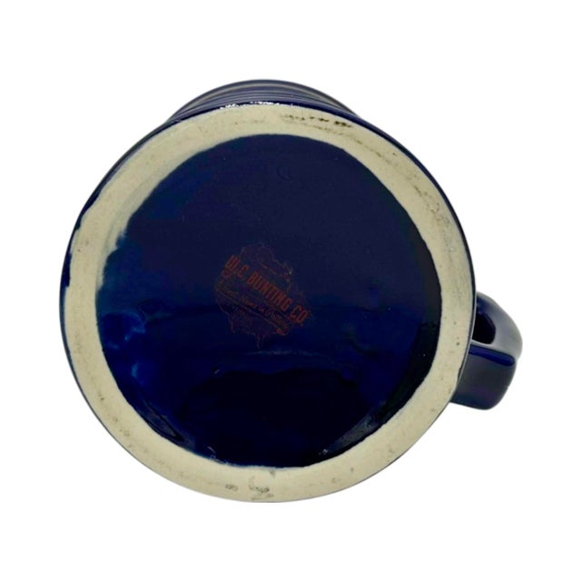 Vintage University of Virginia Uva Cobalt Blue Ceramic Mug For Sale - Image 9 of 10
