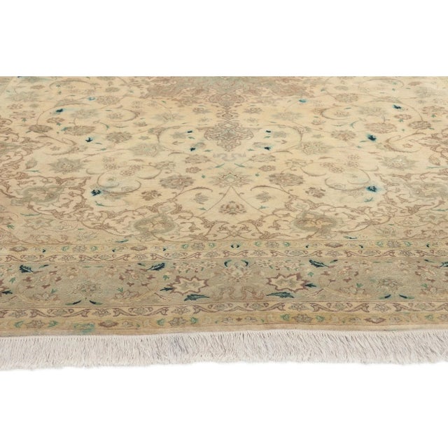 Late 20th Century Vintage Persian Tabriz Rug - 06'08 X 10'00 For Sale - Image 4 of 9