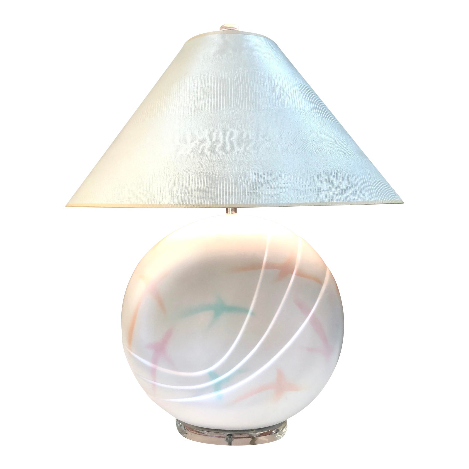 Large Van Teal 1980s Table Lamp | Chairish