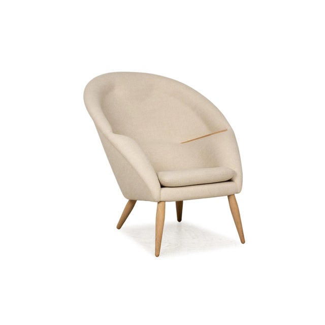 Oda Armchair in Beige Fabric from Audo For Sale - Image 10 of 10