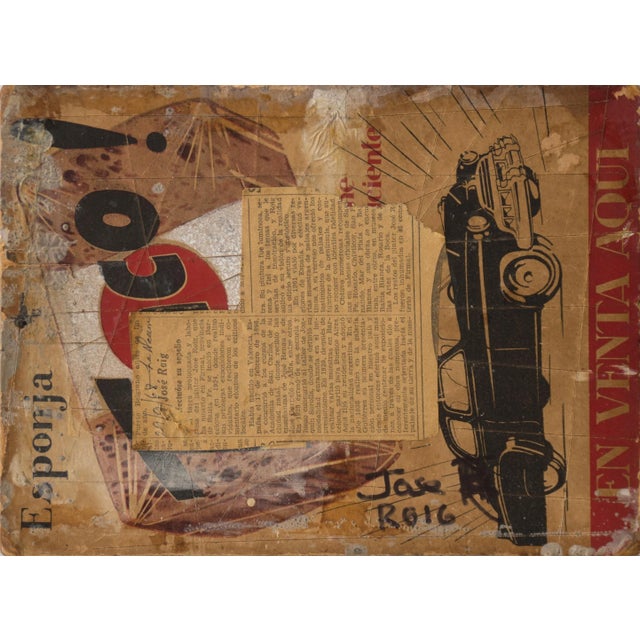 'Seated Around the Fire' by Jose Roig, Argentine For Sale - Image 9 of 10