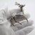 A lovely detailed vintage Italian deer figurine, handcrafted in Italy during the 1970s/1980s in Continental Silver...