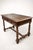 Charming small solid oak table in the Henri II style, resting on twisted legs. It features molded and carved decoration,...