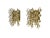 Hollywood style brass wall lamps with crystal balls A beautiful quality set of wall lamps in brass with crystal balls. The...